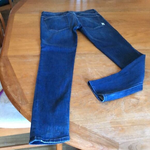 Rich & Skinny Funnel jeans Size 28 light whiskering and fading on dark denim - Picture 7 of 12